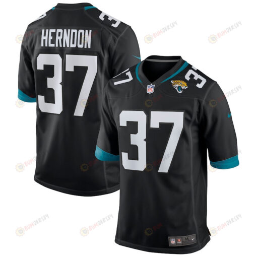 Tre Herndon 37 Jacksonville Jaguars Men's Jersey - Black