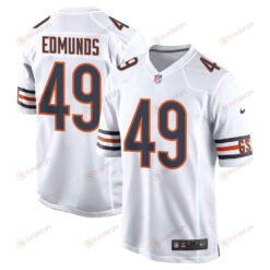 Tremaine Edmunds 49 Chicago Bears Youth Jersey - White