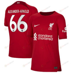 Trent Alexander-Arnold 66 Liverpool Youth 2022/23 Home Player Jersey - Red