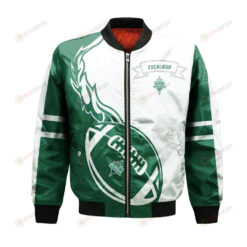 Trent Excalibur Bomber Jacket 3D Printed Flame Ball Pattern