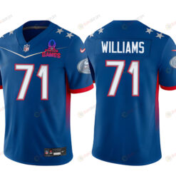 Trent Williams 71 49Ers Pro Bowl 2023 Patch Men Jersey - Blue