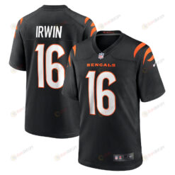 Trenton Irwin 16 Cincinnati Bengals Game Player Jersey - Black