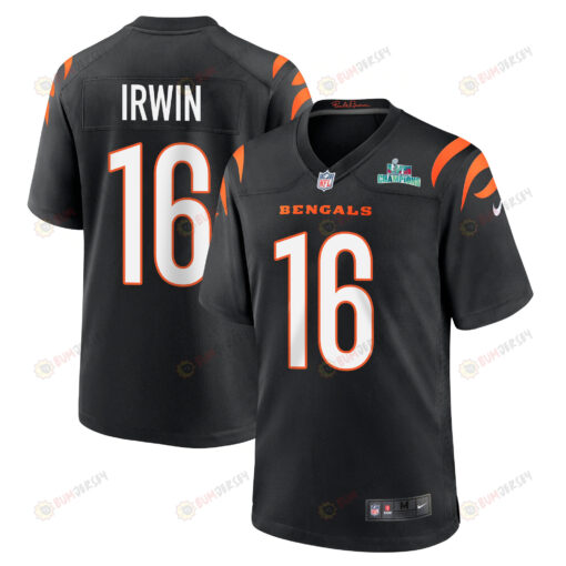 Trenton Irwin 16 Cincinnati Bengals Super Bowl LVII Champions Men's Jersey - Black