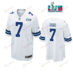 Trevon Diggs 7 Dallas Cowboys Super Bowl LVII Super Bowl LVII White Men's Jersey