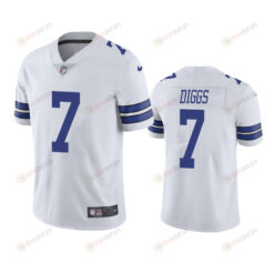Trevon Diggs 7 Dallas Cowboys White Vapor Limited Jersey