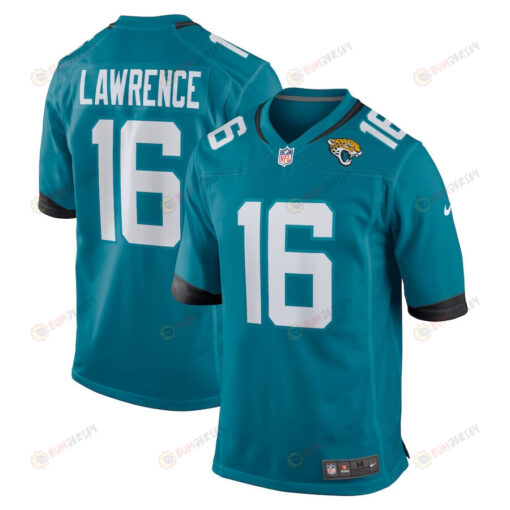 Trevor Lawrence 16 Jacksonville Jaguars Men's Jersey - Teal