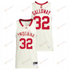 Trey Galloway 32 Cream Indiana Hoosiers 2022 Basketball Honoring Black Excellence Jersey