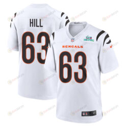 Trey Hill 63 Cincinnati Bengals Super Bowl LVII Champions Men's Jersey - White
