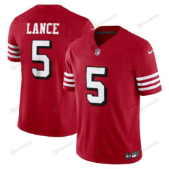 Trey Lance 8 San Francisco 49ers Vapor F.U.S.E. Limited Alternate 1 Jersey - Scarlet