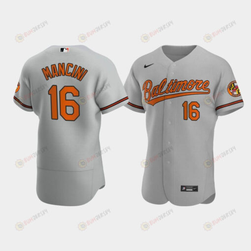 Trey Mancini 16 Baltimore Orioles Gray Road Jersey Jersey