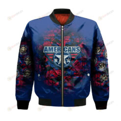 Tri-City Americans Bomber Jacket 3D Printed Camouflage Vintage