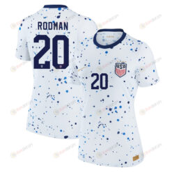 Trinity Rodman 20 USA Women's National Team 2023-24 World Cup Home Women Jersey