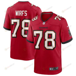 Tristan Wirfs 78 Tampa Bay Buccaneers Player Game Jersey - Red