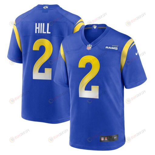 Troy Hill Los Angeles Rams Game Player Jersey - Royal