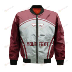 Troy Trojans Bomber Jacket 3D Printed Custom Text And Number Curve Style Sport