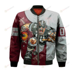 Troy Trojans Bomber Jacket 3D Printed Football