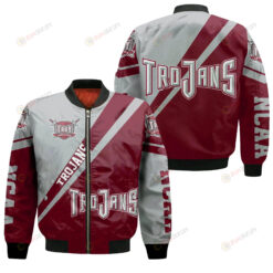 Troy Trojans Logo Bomber Jacket 3D Printed Cross Style