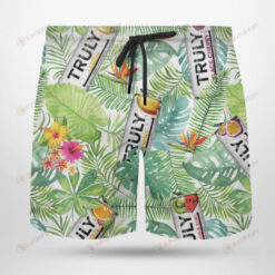 Truly Hard Seltzer Hawaiian Short Summer Shorts Men Shorts - Print Shorts