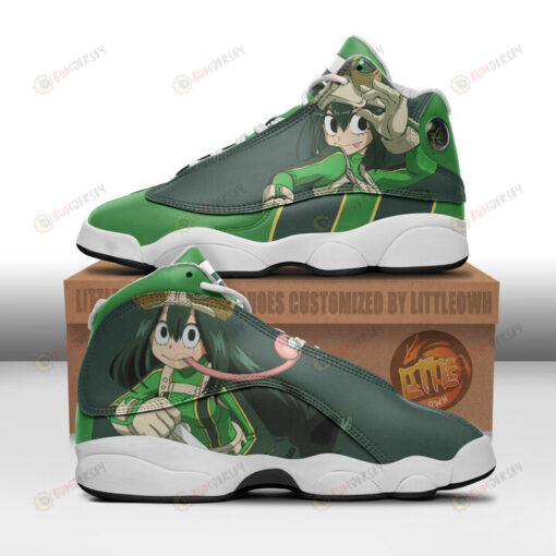 Tsuyu Asui Shoes My Hero Academia Anime Air Jordan 13 Shoes Sneakers