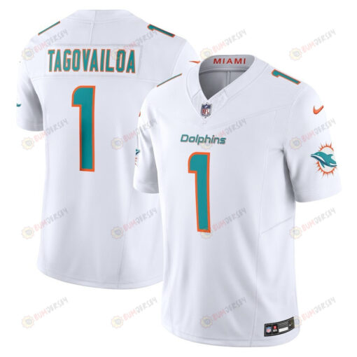 Tua Tagovailoa 1 Miami Dolphins Vapor F.U.S.E. Limited Jersey - White