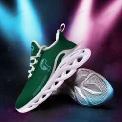 Tulane Green Wave Logo Pattern 3D Max Soul Sneaker Shoes In Green