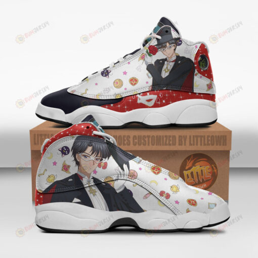 Tuxedo Mask Shoes Sailor Moon Anime Air Jordan 13 Shoes Sneakers