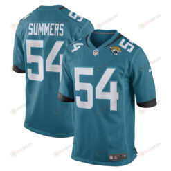 Ty Summers Jacksonville Jaguars Game Player Jersey - Teal