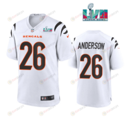 Tycen Anderson 26 Cincinnati Bengals Super Bowl LVII Men's Jersey- White