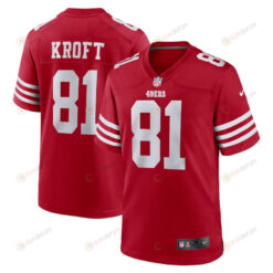 Tyler Kroft San Francisco 49ers Game Player Jersey - Scarlet