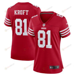 Tyler Kroft San Francisco 49ers Women's Game Player Jersey - Scarlet