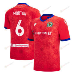 Tyler Morton 6 Blackburn Rovers 2022-23 Third Jersey - Red