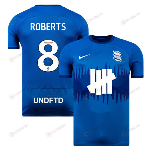 Tyler Roberts 8 Birmingham City 2023/24 Home Men Jersey - Blue