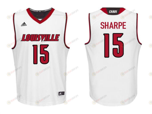 Tyler Sharpe 15 Louisville Cardinals College Basketball Men Jersey - White