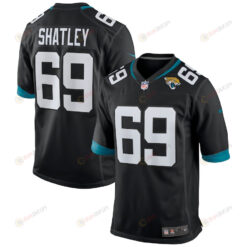 Tyler Shatley 69 Jacksonville Jaguars Men's Jersey - Black