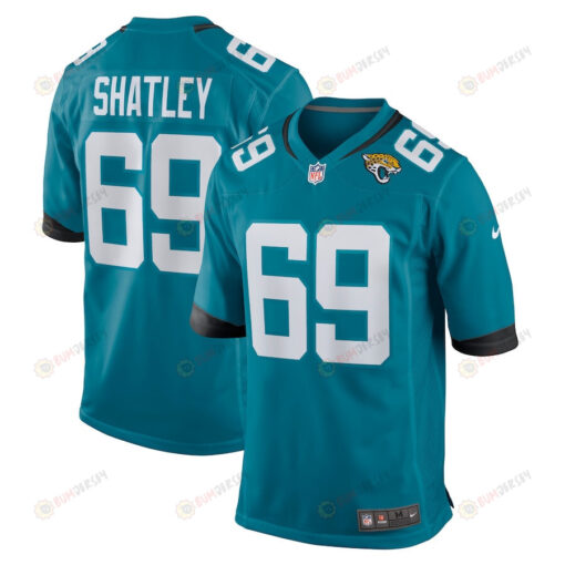 Tyler Shatley 69 Jacksonville Jaguars Men's Jersey - Teal