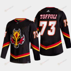 Tyler Toffoli 73 Calgary Flames Alternate Black Jersey 2022-23