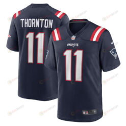 Tyquan Thornton New England Patriots Game Player Jersey - Navy