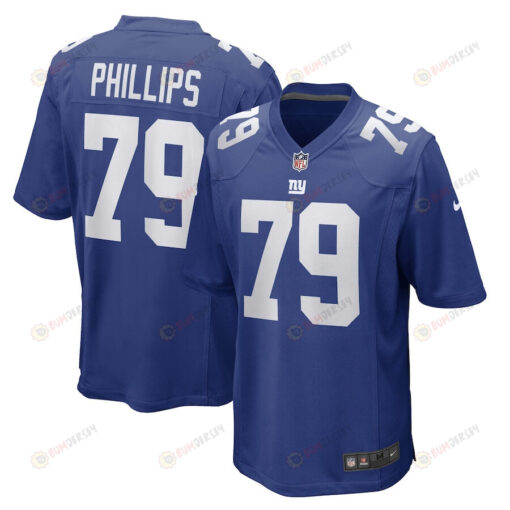 Tyre Phillips New York Giants Game Player Jersey - Royal