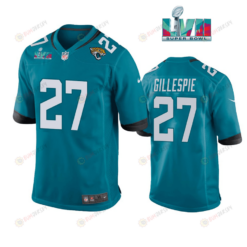 Tyree Gillespie 27 Jacksonville Jaguars Super Bowl LVII Super Bowl LVII Teal Men's Jersey