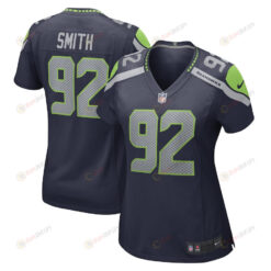 Tyreke Smith Seattle Seahawks Women's Game Player Jersey - College Navy