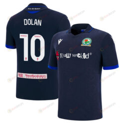 Tyrhys Dolan 10 Blackburn Rovers 2022-23 Away Jersey - Navy