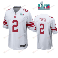 Tyrod Taylor 2 New York Giants Super Bowl LVII Super Bowl LVII White Men's Jersey