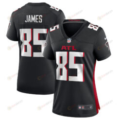 Tyshaun James Atlanta Falcons Women's Player Game Jersey - Black