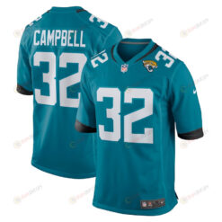 Tyson Campbell 32 Jacksonville Jaguars Men's Jersey - Teal