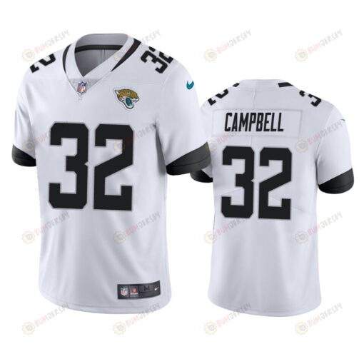 Tyson Campbell 32 Jacksonville Jaguars White Vapor Limited Jersey