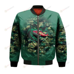 UAB Blazers Bomber Jacket 3D Printed Camouflage Vintage