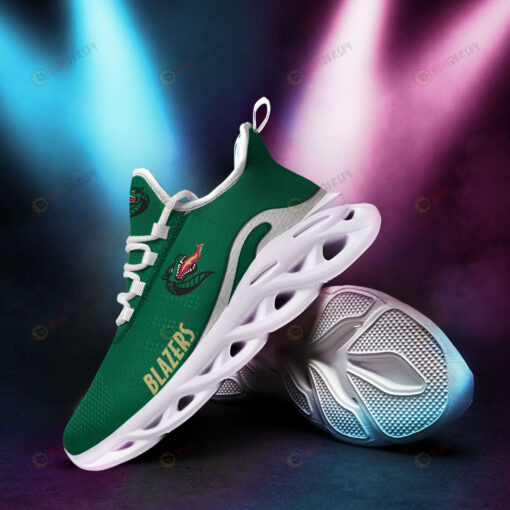 UAB Blazers Logo Pattern 3D Max Soul Sneaker Shoes In Green