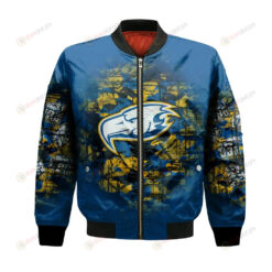 UBC Thunderbirds Bomber Jacket 3D Printed Camouflage Vintage