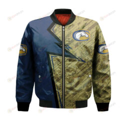 UC Davis Aggies Bomber Jacket 3D Printed Abstract Pattern Sport