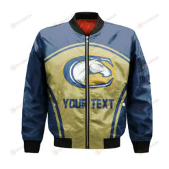 UC Davis Aggies Bomber Jacket 3D Printed Custom Text And Number Curve Style Sport